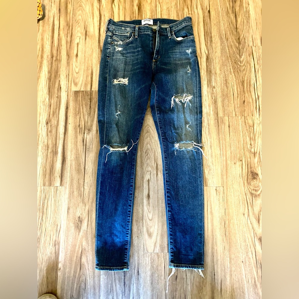 Agolde - Distressed Skinny Jeans
